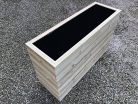 Cuboid Decking Planter 2000mm x 400mm 6 Tier 
